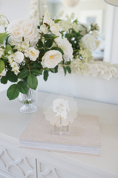 Custom Silhouette Acrylic Piece with Stand-   MBD x Stephanie Garcia Art