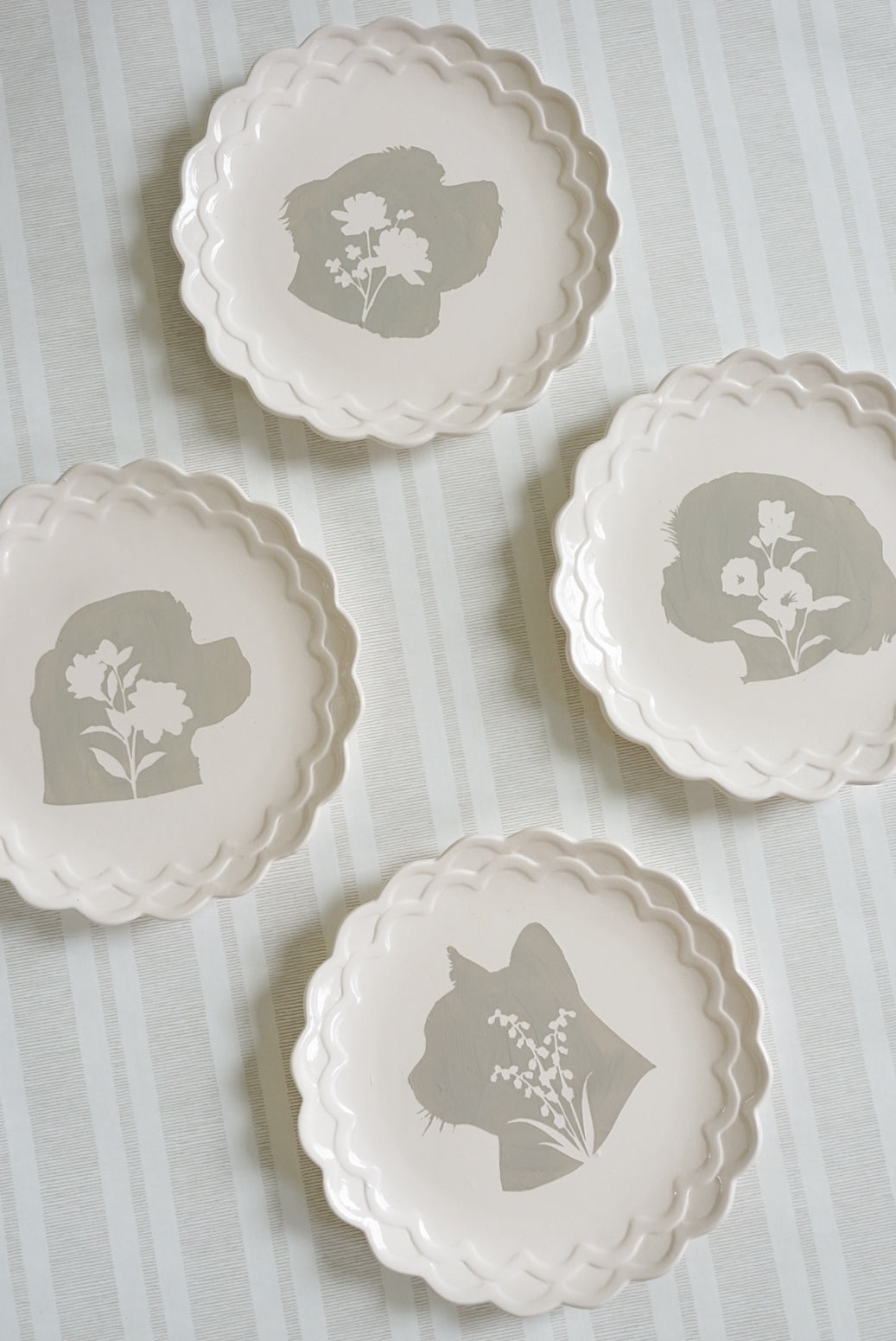 Custom Silhouette Plate- MBD x Stephanie Garcia Art