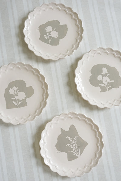 Custom Silhouette Plate- MBD x Stephanie Garcia Art